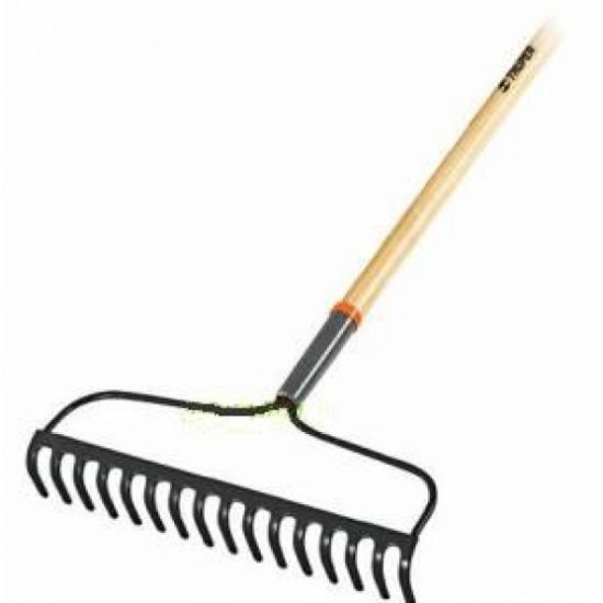 Grebla latime 42cm, coada lunga de lemn, Truper