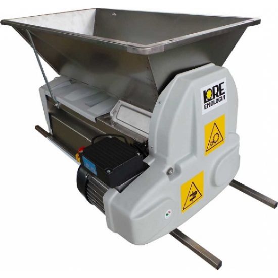 Zdrobitor desciorchinator inox cu motor lore enologia, model lgcsr5