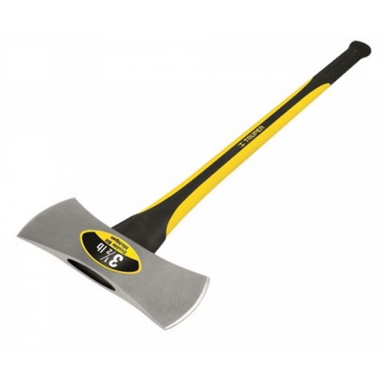 Topor 1.6kg cu tais dublu, forjat, maner fibra de sticla 87cm, Truper